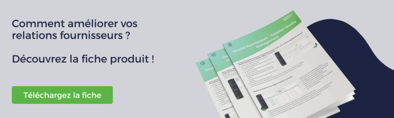 Fiche produit qualité fournisseur - logiciel SRM COBuy